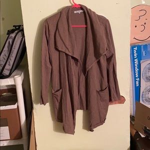Brown cardigan